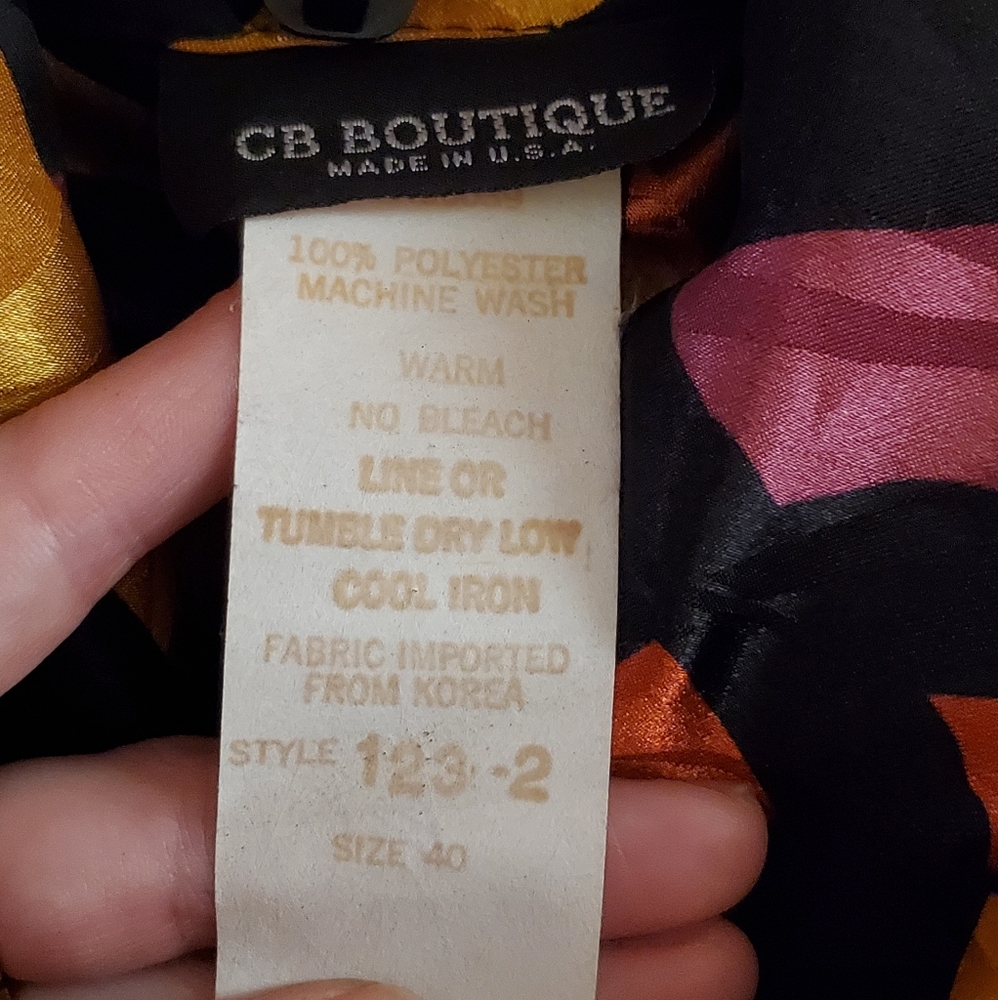 Womans Funky Blouse Size 40 - Picture 3 of 4